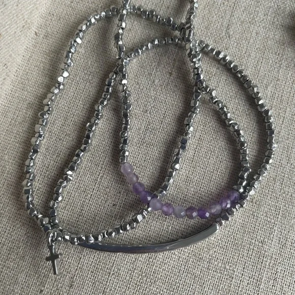 KEEP Collective Stretch Trio Silver Faith Set - Picture 4 of 4